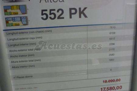 Adria Altea 552 PK