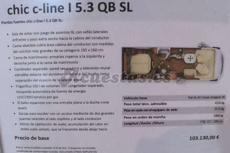 Carthago Chic C-Line I 5.3 QB SL