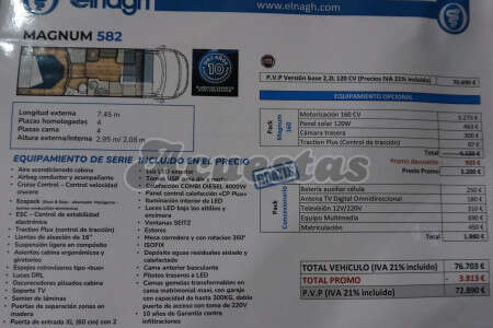 Elnagh Magnum 582