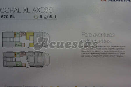 Adria Coral XL Axess 670 SL