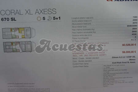 Adria Coral XL Axess 670 SL